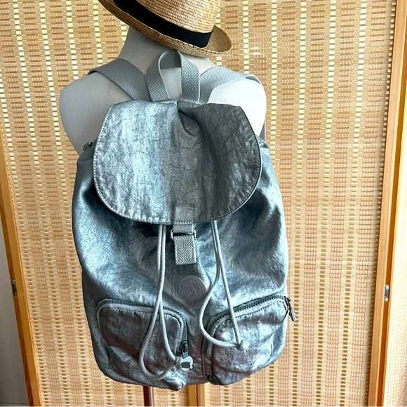 Kipling | Bags | Kipling Large Space Gray Metallic Backpack  display picture 3